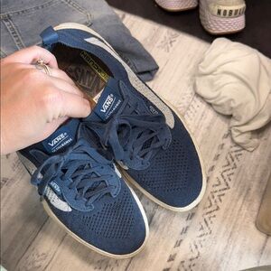 Vans Navy Blue Knit Shoes